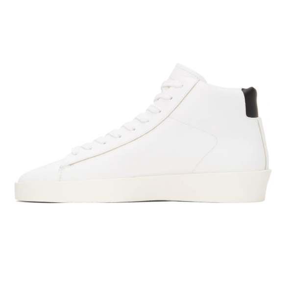 Fear Of God Essentials White Tennis Mid Sneakers