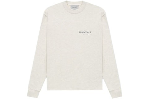 Fear of God ESSENTIALS Long Sleeve Polo Sweatshirt Gray