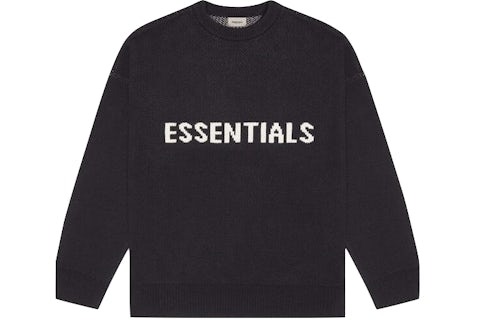 Fear of God ESSENTIALS Core Crew Sweatshirt Black