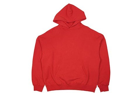 Fear of God Essentials Red Hooded Jacket