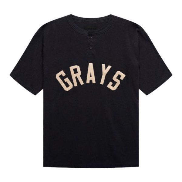 Fear of God Grays Henley Tee – Black