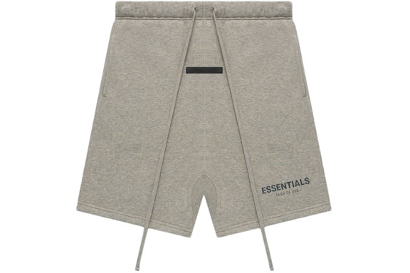 Essentials Dark Heather Oatmeal Sweatshort