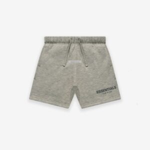 Essentials Kids Dark Heather Oatmeal Sweatshort