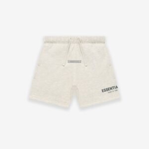 Essentials Kids Light Heather Oatmeal Sweatshort