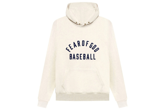 Fear of God Baseball Hoodie – Cream