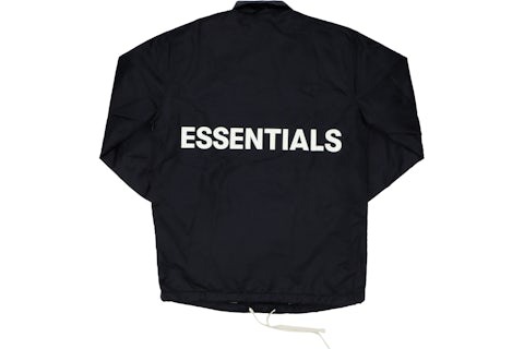 essentials fear of god coach jacket