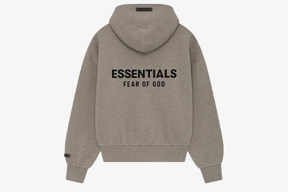 ESSENTIALS Classic Full Zip-Up Hoodie