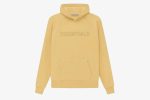 Essentials Knit Pullover Hoodie Yellow
